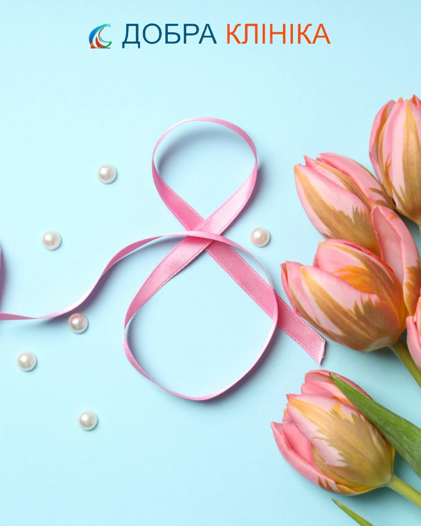 Акція в медичному центрі Добра Клініка для жінок в березні гінекологічний чекап зі знижкою -30%